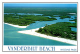 Vintage Florida Postcard Vanderbilt Beach 4x6 Wiggins Pass Just North of Naples 1980s James Blank Scenic Florida Distributors
