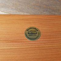 Wood Pen Tray - Office Desk Organizer - California Redwood Souvenir - Handmade - Gift for Him - Gift for Her - Graduation Gift
