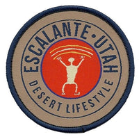Utah Patch – UT Escalante Desert Lifestyle - Travel Patch – Souvenir Patch – Embellishment Applique –  2.5" Iron On