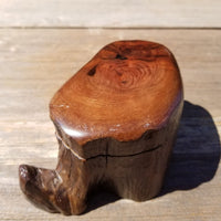 Handmade Ring Box Wood Box with Redwood Rustic Handmade California Redwood Jewelry Box Storage Box Token Ashes #366
