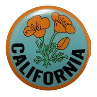 California Pin - CA Poppy State Flower Metal Souvenir Hat Pin Lapel Pin Poppies