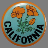 California Pin - CA Poppy State Flower Metal Souvenir Hat Pin Lapel Pin Poppies