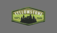 Yellowstone National Park Wyoming Patch – WY Travel Patch – Souvenir Patch 3.25" Iron On Montana Idaho Sew On Embellishment Applique