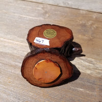 Wood Ring Box Redwood Rustic Handmade California Redwood Jewelry Box Storage Box Token Ashes #467
