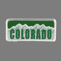 Colorado Patch – CO License Plate Travel Patch CO Souvenir Embellishment or Applique 3.5"