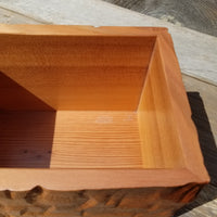 Wood Jewelry Box Redwood Handmade California Storage #458 5th Anniversary Gift Christmas Gift - Mother's Day Gift - Redwood Urn