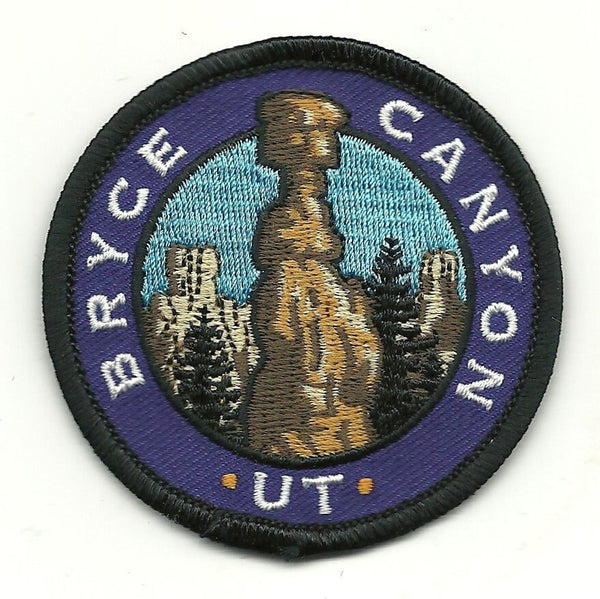 Bryce Canyon National Park – Thors Hammer Utah Travel Patch Iron On – UT Souvenir Patch – Embellishment Applique – 2.5″ Badge Accessory
