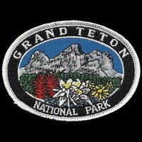 Wyoming Patch – WY Grand Teton National Park - Travel Patch Iron On – 3.5"