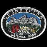 Wyoming Patch – WY Grand Teton National Park - Travel Patch Iron On – 3.5"