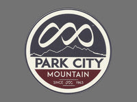 Park City Utah Decal – Mountain Resort Logo - Travel Sticker – UT Souvenir Decal – Travel Gift 3.5" Car Decal Water Bottle Ski Snowboard