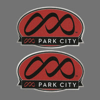 Park City Utah Decals x2 Mountain Resort Logo - Travel Sticker – UT Souvenir Decal – Travel Gift 2.25"" Made in USA Decal Water Bottle Ski