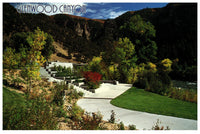 Vintage Colorado Postcard Glenwood Canyon CO 4x6 1980s Grizzley Rest Stop Interstate 70 1990s Ron Ruhoff