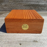 Wood Napkin Holder Desk Organizer Mail Holder Handmade California Redwood Wedding Gift Housewarming Gift Cabin Decor