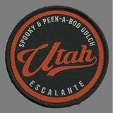 Utah Patch – UT Escalante Spooky Peek A Boo Gulch - Travel Patch – Souvenir Patch – Embellishment Applique –  2.5" Iron On