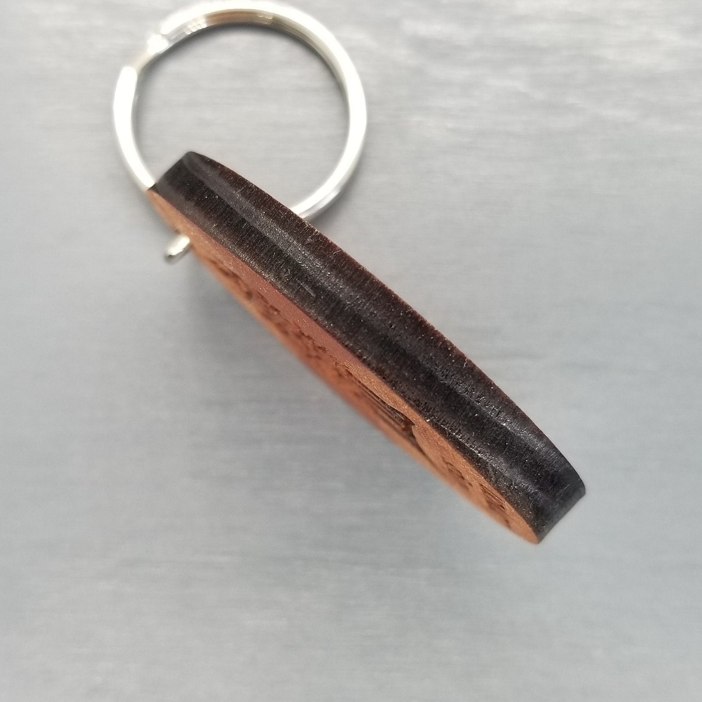 Kings Canyon Redwood Trees Grove Wood Keychain California wood Souvenir Travel Gift - Wood Gift Key Chain Key Tag Key Ring Forest Gift - 4080KING