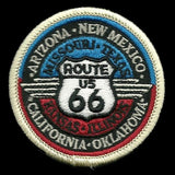 Route 66 Patch – Arizona New Mexico Missouri Texas Kansas Illinois California Oklahoma - Travel Patch Iron On – Souvenir Patch Travel 2.5"