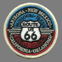 Route 66 Patch – Arizona New Mexico Missouri Texas Kansas Illinois California Oklahoma - Travel Patch Iron On – Souvenir Patch Travel 2.5"