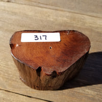 Wood Trinket Box Handmade Box with Redwood Rustic California Redwood Jewelry Box Storage Box Limb Box #317 Ring Box