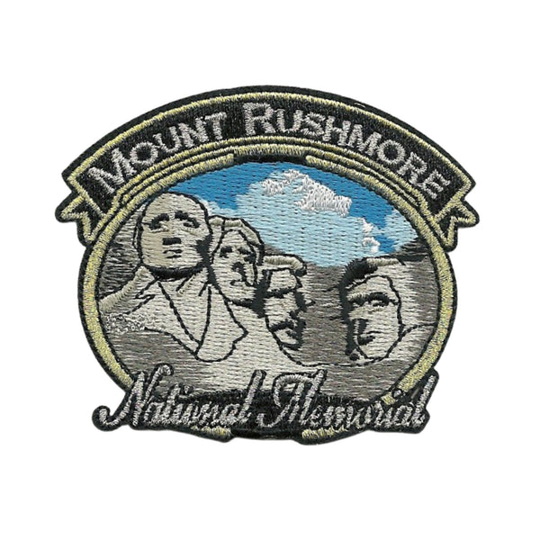 South Dakota Patch – Mount Rushmore National Memorial Travel Patch Souvenir Applique 3" Iron On SD