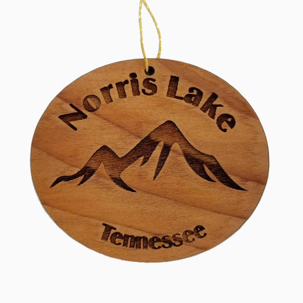 Norris Lake Ornament Handmade Wood Ornament Tennessee Souvenir TN