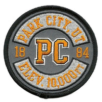 Utah Patch – Park City UT Utah Souvenir Elevation 10,000 FT – Travel Patch – Iron On – Applique 3" Ski Resort Skiing Patch Embellishment