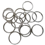 Split Ring Key Ring Key Chain Parts - Set of 10 - Key Chain Assembly - Key Ring 28 mm 2.8mm Thick Crafts Open Jump Ring Keychain Making Supplies