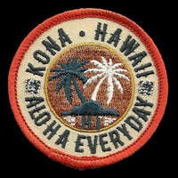 Hawaii Patch – Konai HI Souvenir Aloha Everyday Travel Patch – Iron On – Applique 2.25"" Island Embellishment Souvenir Surfing