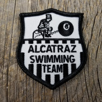 Alcatraz Island Swimming Team Iron On Patch San Francisco 3"