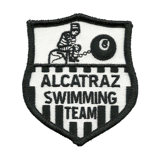 Alcatraz Island Swimming Team Iron On Patch San Francisco 3"