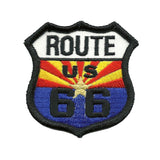 US Route 66 Arizona State Flag Iron on Patch