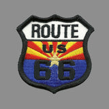 US Route 66 Arizona State Flag Iron on Patch