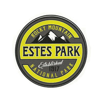 Estes Park Colorado Decal – CO Resort Sticker – Colorado Souvenir – Travel Sticker 3.25" Rocky Mountain National Park Base Camp Travel Gift