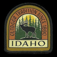 Idaho Patch – ID Outdoor Tradition- Travel Patch – Souvenir Patch – Embellishment Applique –  2.25" Iron On