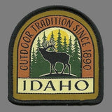 Idaho Patch – ID Outdoor Tradition- Travel Patch – Souvenir Patch – Embellishment Applique –  2.25" Iron On
