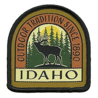 Idaho Patch – ID Outdoor Tradition- Travel Patch – Souvenir Patch – Embellishment Applique –  2.25" Iron On