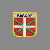 Basque Flag Patch - Iron On - Shield - Country Pride