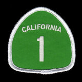 US Highway 1 California Hwy Patch Iron On