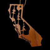 California State Christmas Ornament Redwood