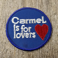 California Patch - Carmel is for Lovers - Heart - Iron on Patch - Carmel Patch