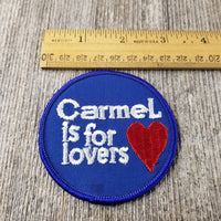 California Patch - Carmel is for Lovers - Heart - Iron on Patch - Carmel Patch