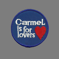 California Patch - Carmel is for Lovers - Heart - Iron on Patch - Carmel Patch