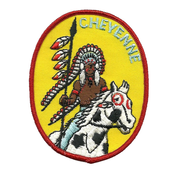 Cheyenne Patch - Native American Indian Warrior