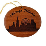 Chicago Skyline Ornament Illinois Christmas Made in USA