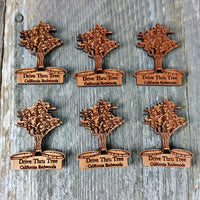 Drive Thru Tree Souvenir Magnet Made in USA California Redwoods Handmade Wood Redwood Magnet