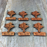 Drive Thru Tree Souvenir Magnet Made in USA California Redwoods Handmade Wood Redwood Magnet