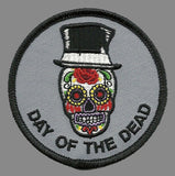 Day of the Dead Patch - Candy Sugar Skull Tophat