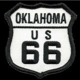 Oklahoma Patch - Route 66 Patch – Iron On US Road Sign – Travel Patch 2.5" OK