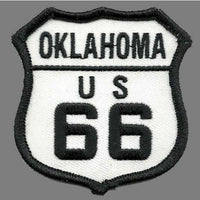 Oklahoma Patch - Route 66 Patch – Iron On US Road Sign – Travel Patch 2.5" OK