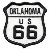 Oklahoma Patch - Route 66 Patch – Iron On US Road Sign – Travel Patch 2.5" OK
