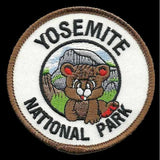Yosemite National Park Patch - Bear Cub and Half Dome - California Souvenir CA Travel Patch Iron On